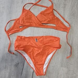 Victoria's Secret Bright Orange Bikini Set